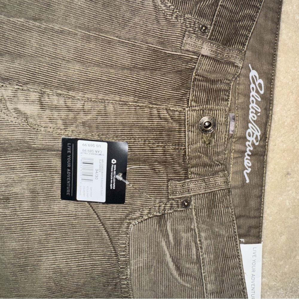 men’s NWT corduroy pants - Picture 3 of 4